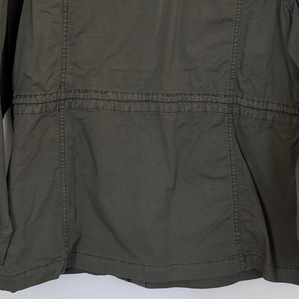 NWT Sonoma, Utility Jacket Olive Green Drawstring/Zip Size XL/18-20 - Picture 7 of 8